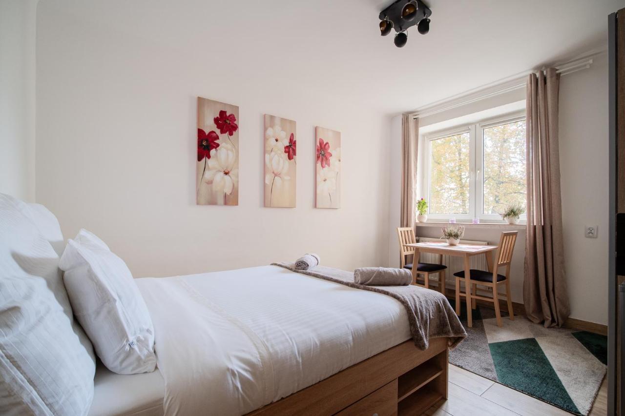 Apartamento Cozy Warsaw City Center Studio Exterior foto
